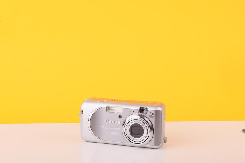 Canon PowerShot A430 4.0MP Compact Digital Camera Silver 4x Optical Zoom