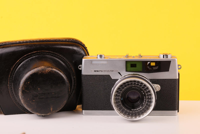 Petri 7S 35mm Rangefinder Film Camera with 45mm Lens