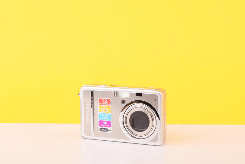 Pentax Optio S12 12MP Compact Digital Camera Silver