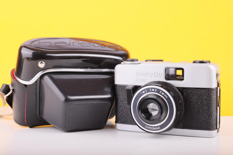 Beirette K100 35mm Compact Film Camera With Case