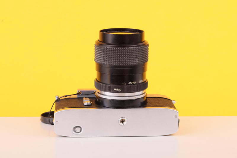 Minolta SR-1 35mm SLR Film Camera with Vivitar 28-70mm Macro Zoom Lens