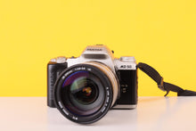 Load image into Gallery viewer, Pentax MZ-50 35mm Autofocus SLR Film Camera with Sigma 28-200mm Zoom Lens
