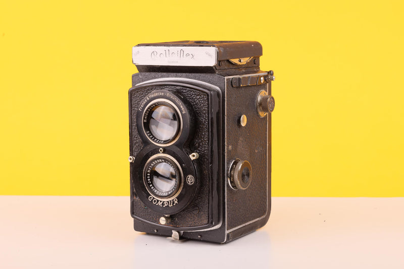 Rolleiflex Old Standard Model 621 120 film camera with Carl Zeiss Jena Tessar 75mm f/3.8
