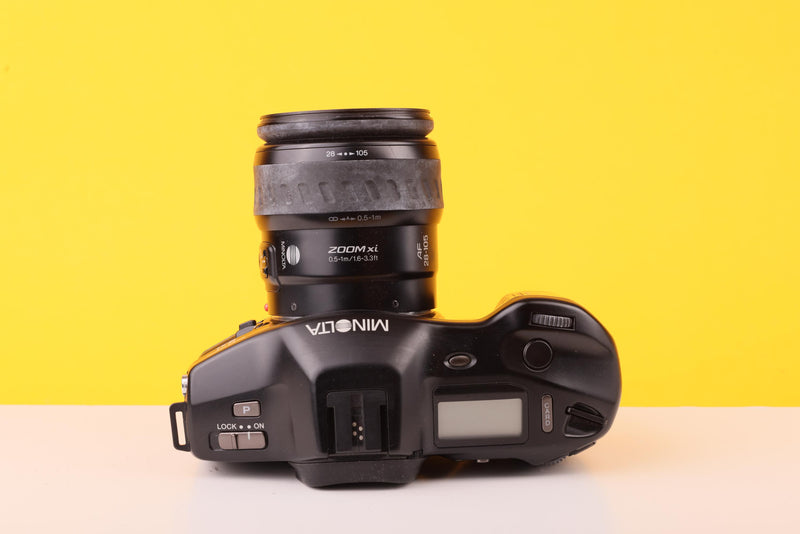 Minolta Dynax 9xi 35mm SLR Film Camera with AF Zoom Xi 28-105mm Lens - Boxed