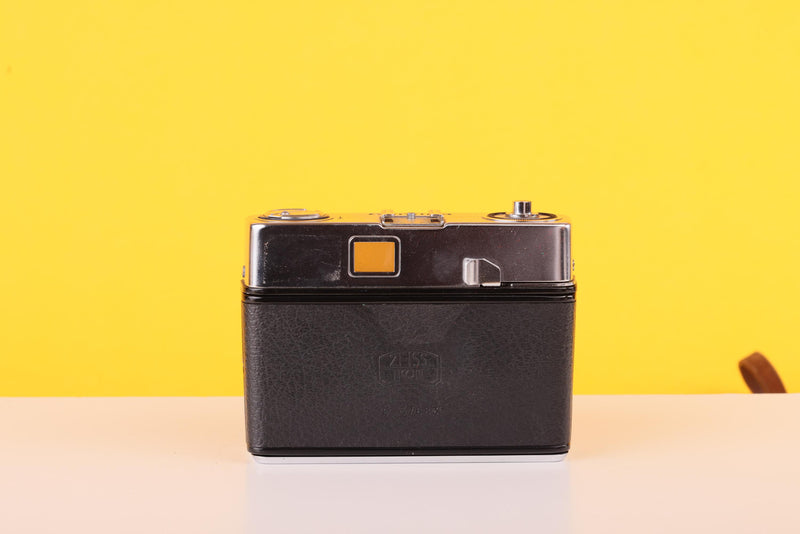 Zeiss Ikon Contina 35mm Rangefinder Film Camera with 45mm f/2.8 Color-Pantar Lens & Case
