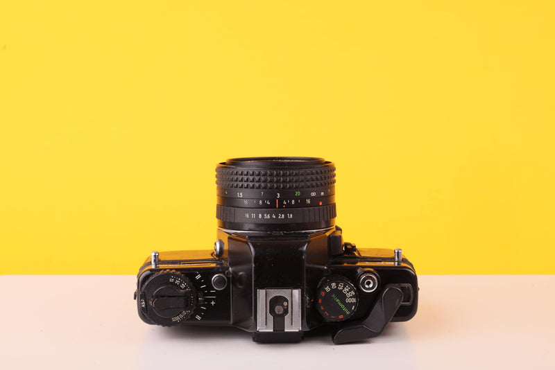 Praktica BC1 Electronic 35mm SLR Film Camera with Pentacon Prakticar 50mm f/1.8 MC Lens