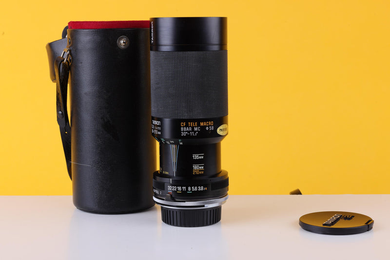 Tamron 80-210mm f/3.8 Adaptall-2 Manual Focus Telephoto Lens For Minolta MD Mount