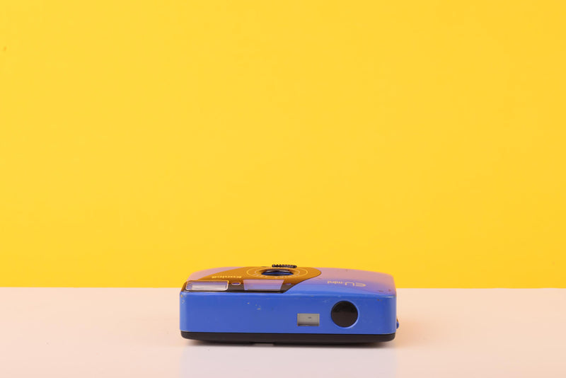 Konica EU Mini 35mm Compact Film Camera Blue