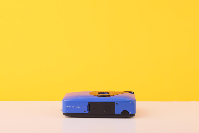 Konica EU Mini 35mm Compact Film Camera Blue