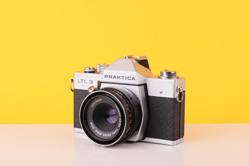 Praktica LTL3 35mm Film Camera With Carl Zeiss Jena DDR 50mm f/2.8 Lens