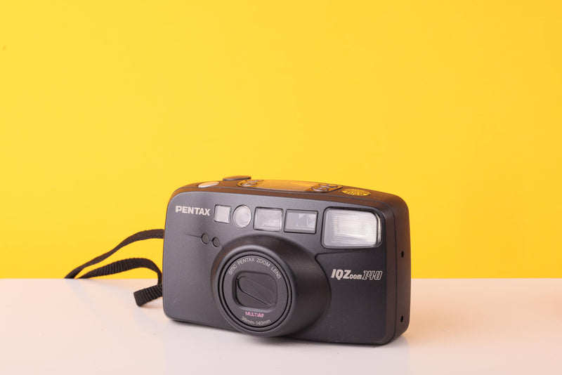 Pentax IQZoom 140 35mm Point & Shoot Film Camera with SMC Pentax Zoom 38-140mm Lens
