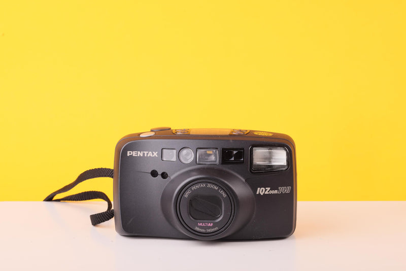 Pentax IQZoom 140 35mm Point & Shoot Film Camera with SMC Pentax Zoom 38-140mm Lens