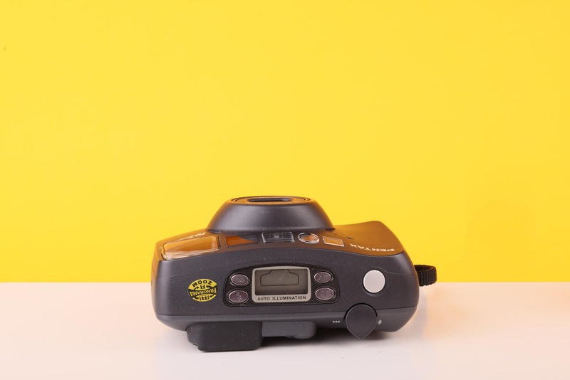 Pentax IQZoom 140 35mm Point & Shoot Film Camera with SMC Pentax Zoom 38-140mm Lens