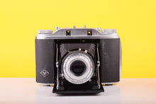 Load image into Gallery viewer, Agfa Isolette Folding 120 Medium Format Film Camera with Agfa Apotar 85mm f/4.5 Lens
