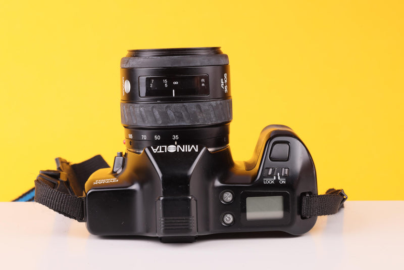 Minolta Dynax 3000i 35mm SLR Film Camera with 35–105mm AF Zoom Lens