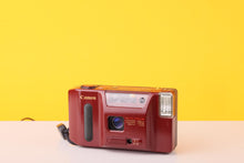 Load image into Gallery viewer, Canon Sprint 35mm f/3.5 Point and Shoot Film Camera Red
