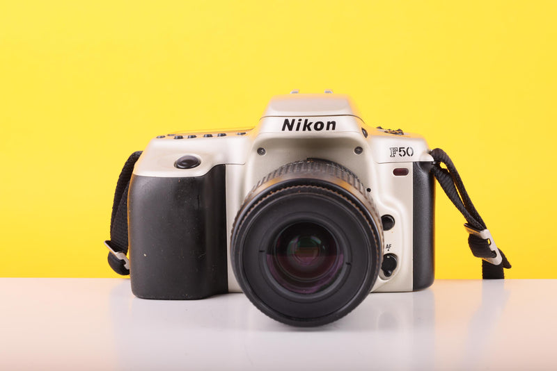 Nikon F50 35mm SLR Film Camera with Nikon AF Nikkor 35–80mm Zoom Lens