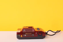 Load image into Gallery viewer, Canon Sprint 35mm f/3.5 Point and Shoot Film Camera Red
