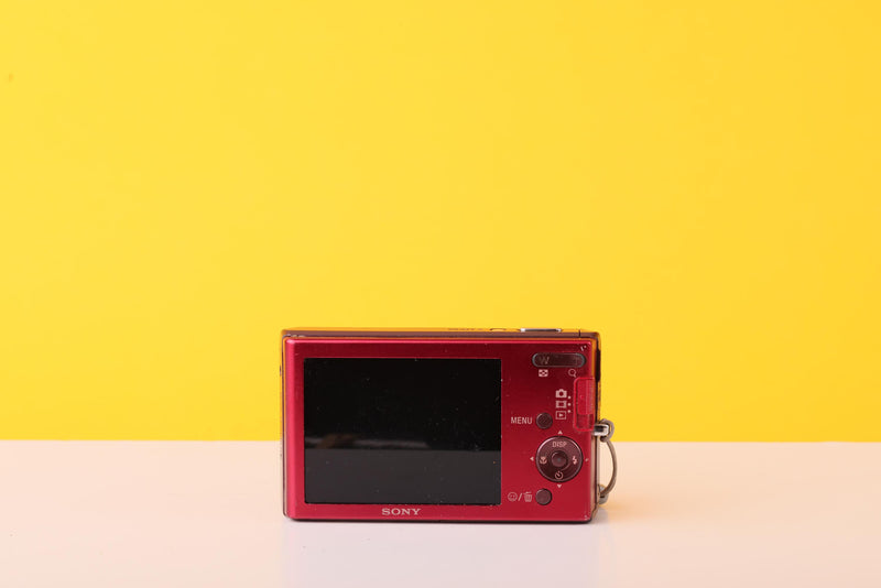 Sony Cyber-shot DSC-W180 10.1MP Digital Compact Camera Red with 3x Optical Zoom