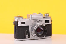 Load image into Gallery viewer, Kiev 4 Rangefinder 35mm Film Camera + Jupiter-8M 50mm f/2 Lens
