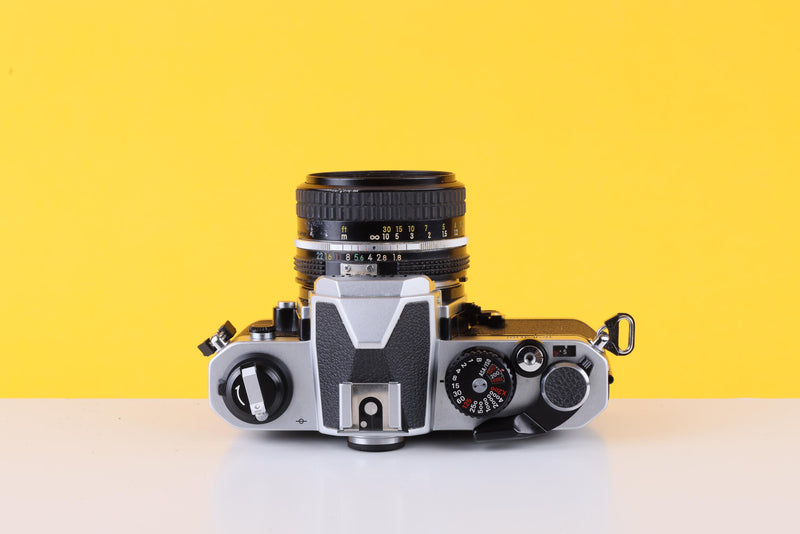 Nikon FM2 35mm SLR Film Camera with Nikon nikkor 50mm f/1.8 Lens
