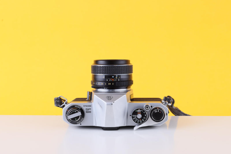 Asahi Pentax SP1000 35mmSLR Film Camera with SMC Takumar 55mm f/2 Lens