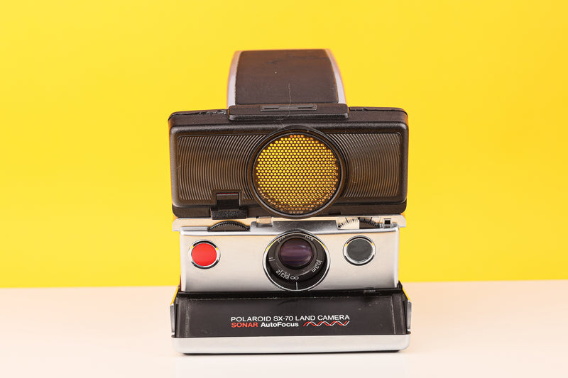 Polaroid SX-70 Land Camera Sonar Autofocus Instant Film Camera