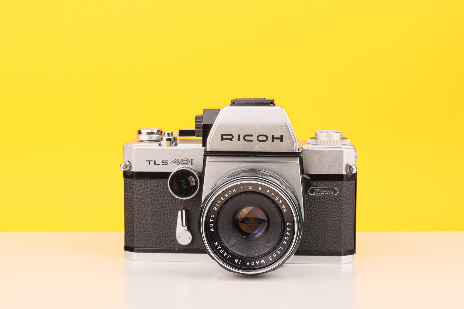 Ricoh TLS 401 35mm Film Camera with Auto Rikenon 55mm f2.8 Lens