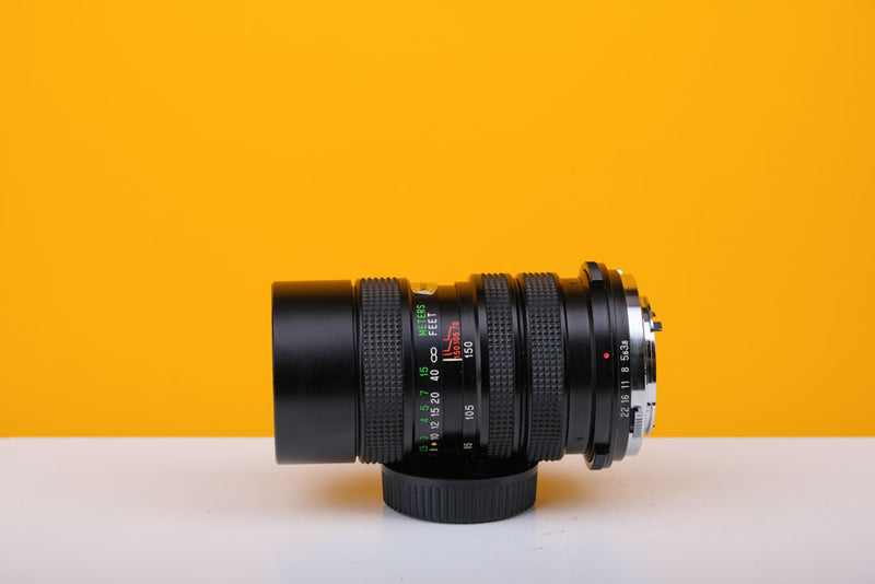 Vivitar 70 - 150mm f3.8 Close Focusing Auto Zoom Lens