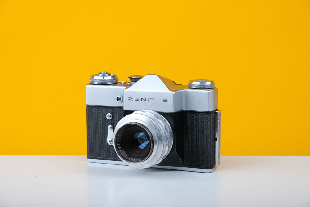Zenit B 35mm SLR Film Camera with Meritar 50mm f/2.9 Lens