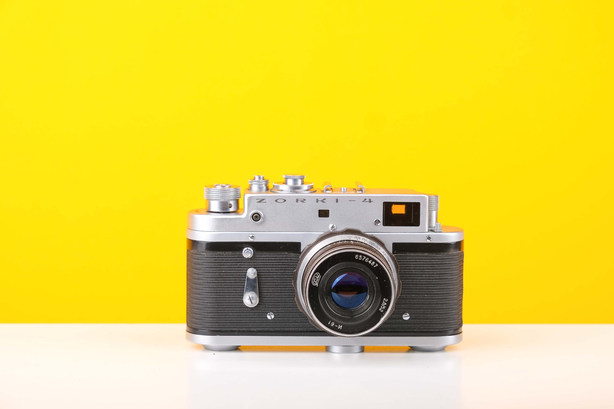 Zorki 4 35mm Rangefinder Film Camera with N61 52mm f2.8 Lens Vintage