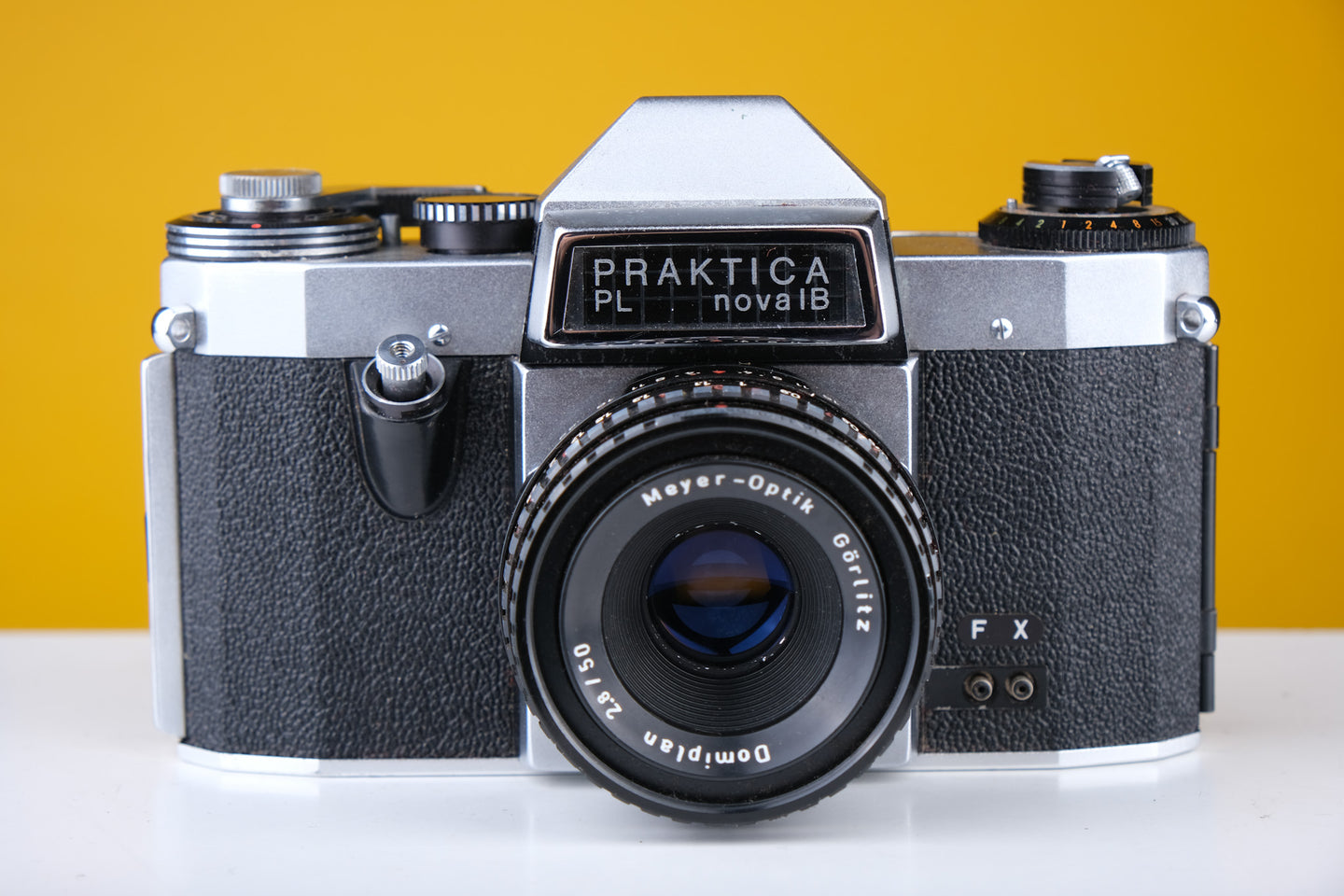 Praktica PL NovaIB 35mm Film Camera with Meyer 50mm f2.8 Lens
