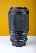 Load image into Gallery viewer, Zoom-Nikkor 75-240mm f4.5-5.6 D Boxed Lens
