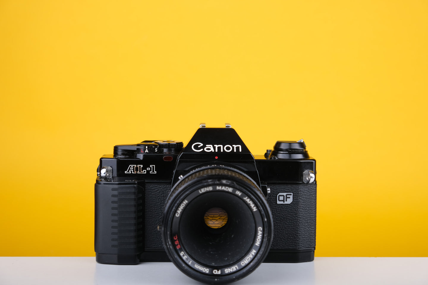 Canon AL-1 35mm SLR Film Camera with Canon SSC Macro 50mm f3.5 Lens