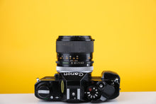 Load image into Gallery viewer, Canon AL-1 SLR 35mm Film Camera with Canon SSC Macro 50mm f3.5 Lens
