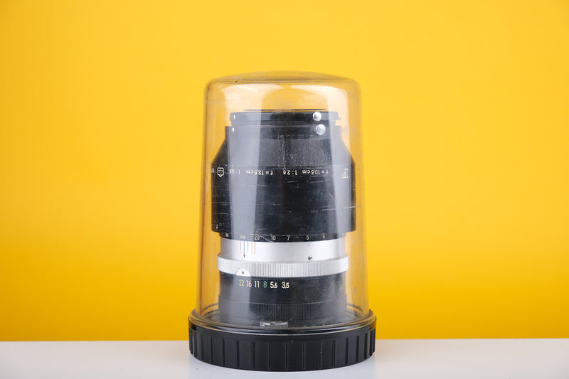 Nikon Nikkor-Q Nippon Kogaku 135mm f3.5 Lens Boxed