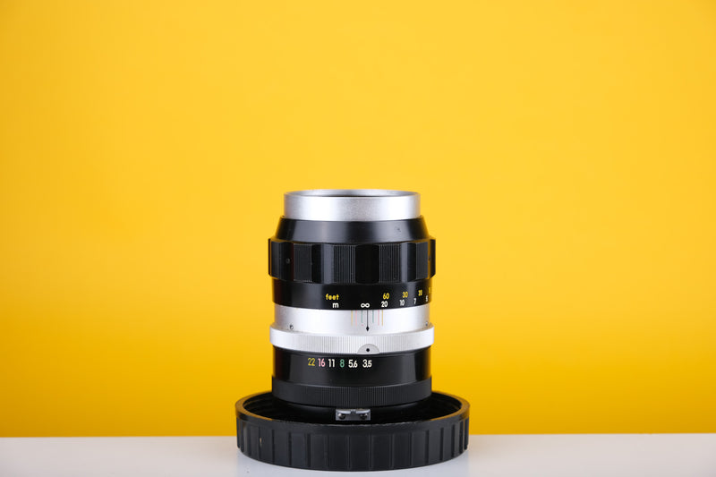 Nikon Nikkor-Q Nippon Kogaku 135mm f3.5 Lens Boxed