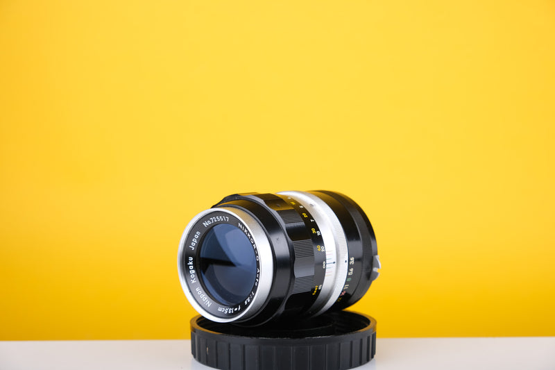 Nikon Nikkor-Q Nippon Kogaku 135mm f3.5 Lens Boxed