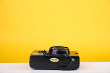 Load image into Gallery viewer, Konica Pop Black 35mm Point and Shoot Film Camera Boxed
