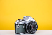 Load image into Gallery viewer, Pentax MX 35mm SLR Film Camera with 40mm f2.8 Lens and New Grey Leather
