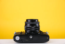 Load image into Gallery viewer, Canon AE-1 35mm SLR Film Camera with Vivitar 28mm f2.8 Lens
