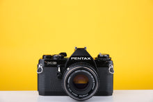 Load image into Gallery viewer, Pentax MG Black 35mm SLR Film Camera with 50mm f2
