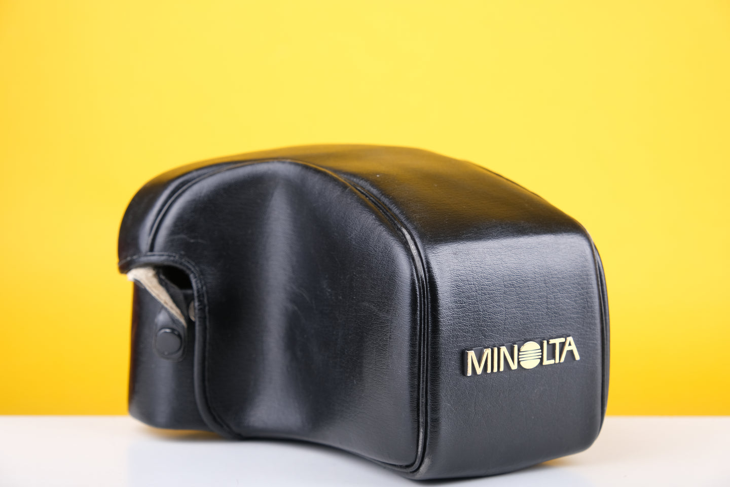 Minolta Camera Black Leather Case