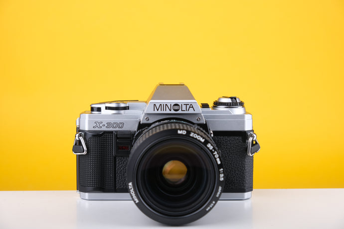 Minolta X-300 35mm SLR Film Camera with 35-70mm f3.5 Lens
