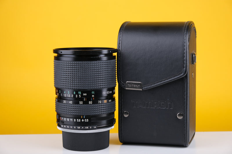 Tamron SP 28-80mm f3.5-4.2 Lens PK Mount For Pentax Film Camera