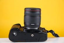 Load image into Gallery viewer, Nikon F90x 35mm SLR Film Camera with Sigma 28-200mm f3.5-5.6 Lens
