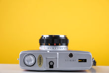 Load image into Gallery viewer, Olympus Trip 35 Vintage 35mm Film Camera with Customised Yellow and Red Leather Skin

