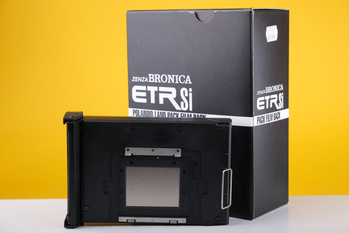 Bronica ETRSi Polaroid Land Pack Film Back