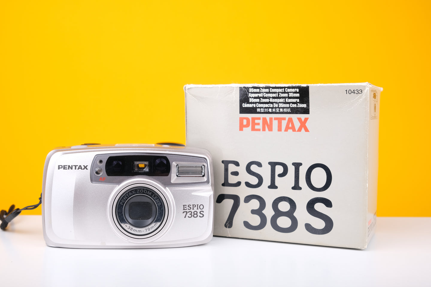 Pentax Espio 738S 35mm Point and Shoot Film Camera Boxed