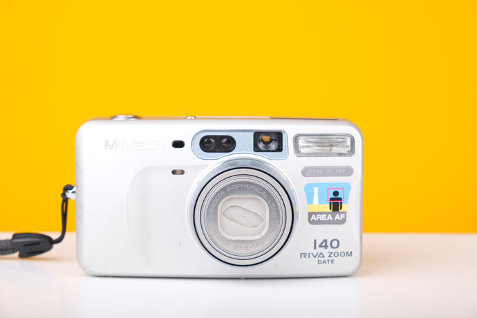Minolta Riva Zoom 140 35mm Point and Shoot Film Camera
